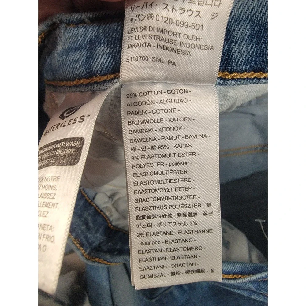 Levi's 505 Regular Fit Men's Jeans W38 L32 Light Wash Denim Straight Leg